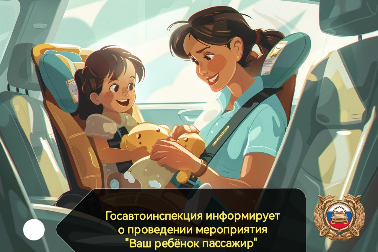 Белокурихинская Госавтоинспекция информирует о проведении мероприятия «Ваш ребенок пассажир».