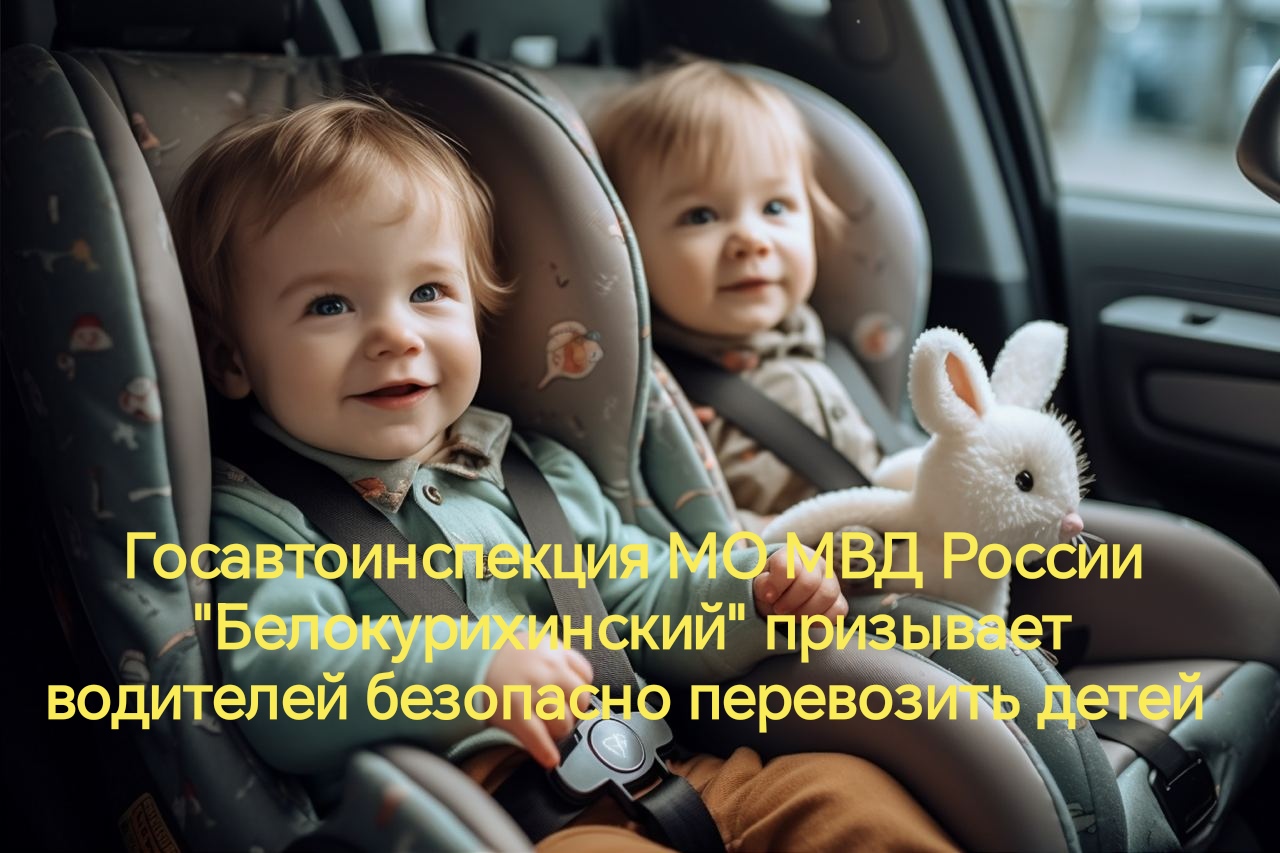 Госавтоинспекция МО МВД России «Белокурихинский»   напоминает  о правилах перевозки детей.